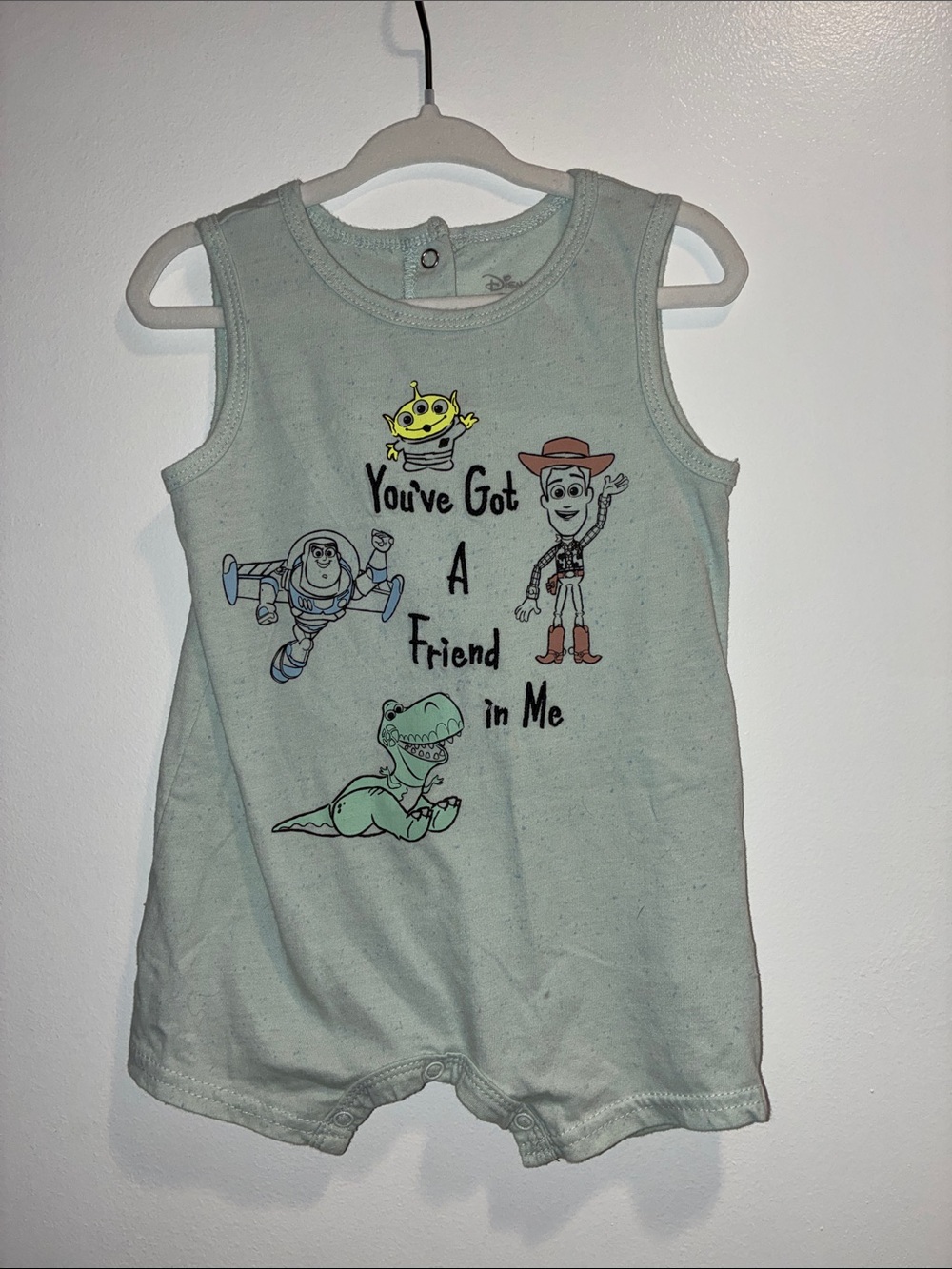 Disney Toy Story Outfit Shorts Romper Baby Toddler 24m